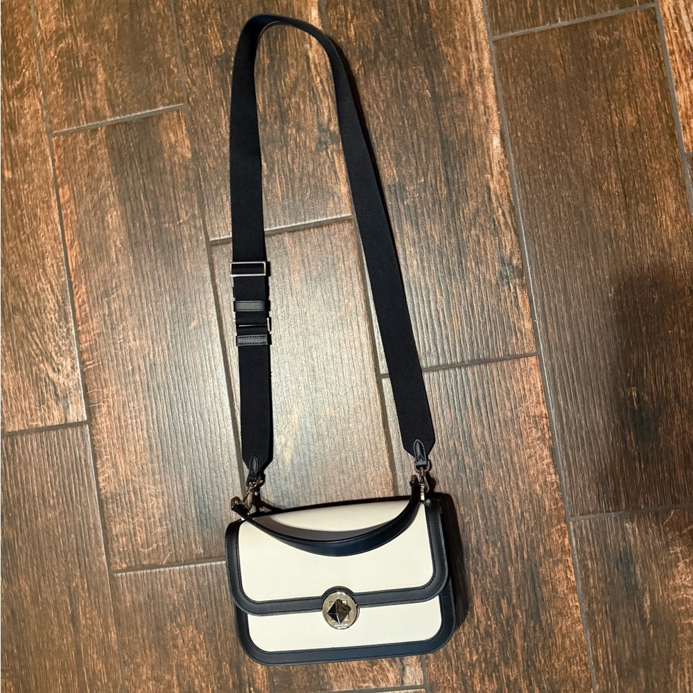 Kate Spade Black and Cream Crossbody Bag